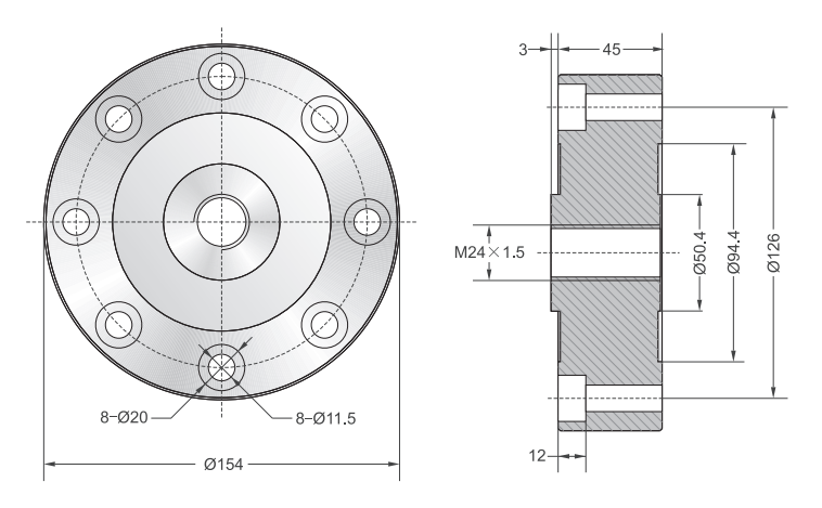 美國Transcell DBSL-XS傳感器產品尺寸