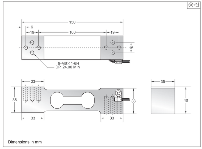 美國(guó)Transcell FAS-200Kg尺寸圖