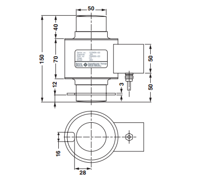 美國VishayRevere DSC-40t尺寸圖