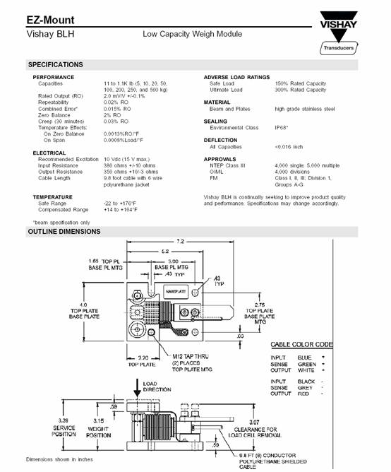 美國(guó)BLH EZ-Mount稱重模塊產(chǎn)品尺寸 美國(guó)BLH EZ-Mount稱重模塊產(chǎn)品尺寸