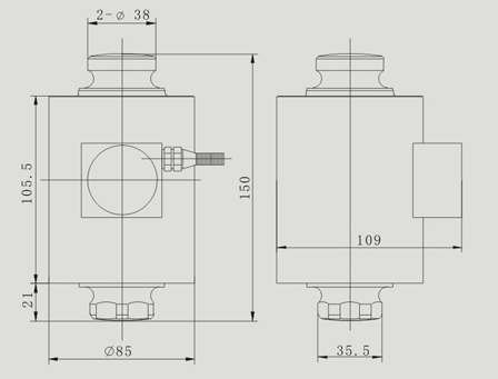 ZSNC-D-40T稱(chēng)重傳感器