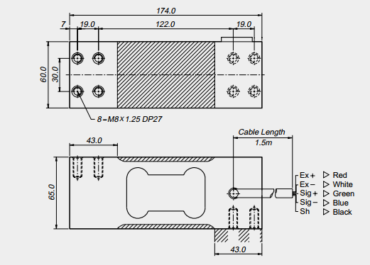 BC-60L產(chǎn)品尺寸圖 BC-60L產(chǎn)品尺寸圖