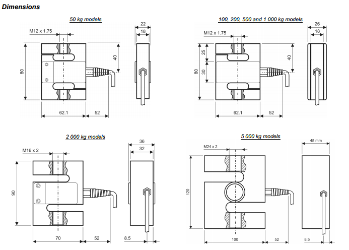 法國PRECIA-MOLEN TVN產(chǎn)品尺寸