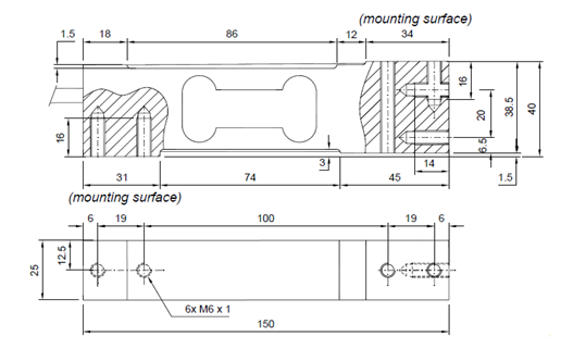 AZS-30Kg產(chǎn)品尺寸圖 AZS-30Kg產(chǎn)品尺寸圖