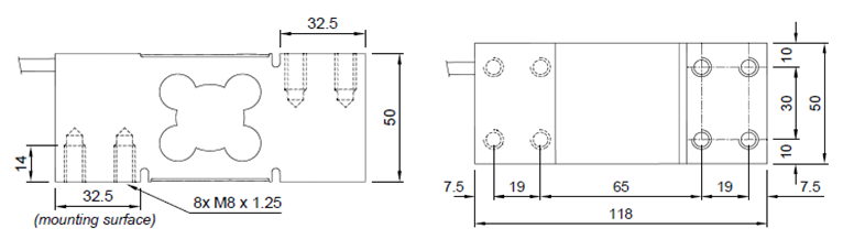 PEC-300Kg產(chǎn)品尺寸圖 PEC-300Kg產(chǎn)品尺寸圖