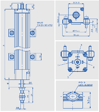 德國(guó)Novotechnik LWX-225直線位移傳感器尺寸 德國(guó)Novotechnik LWX-225直線位移傳感器尺寸